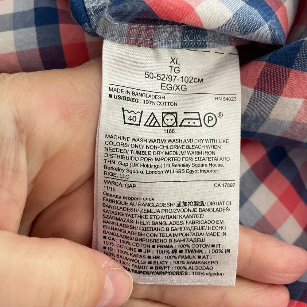 Gap size XL button down 100% cotton